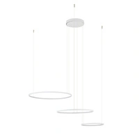 Lampa wisząca CIRCOLO POWER LED 11649 3000K 85W 3750lm wys. 140cm | biały