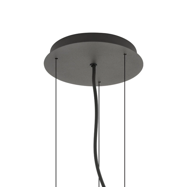 Lampa wisząca SATELLITE M śr. 58cm 7xE27 | szary 11232