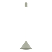 Lampa wisząca ZENITH S wys.130cm szer.20.5cm GU10 IP20 | Sage green 11488