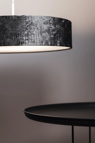 Lampa wisząca zwis nowoczesna CROCO grafitowy śr. 65cm 8948