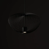 Lampa wisząca PUMPKIN M szer. 54,5cm GU10 | szary 11245