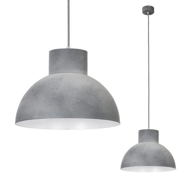Wisząca WORKS CONCRETE szara 33cm 6510