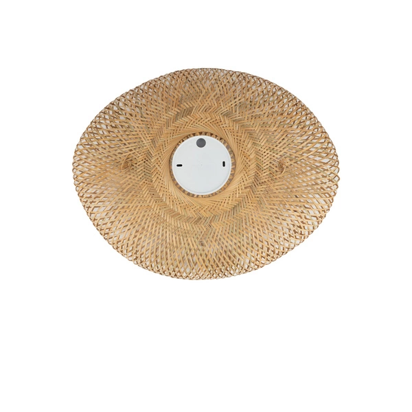 Plafon HAVANA M szer. 60cm E27 | naturalne drewno/biały 11171