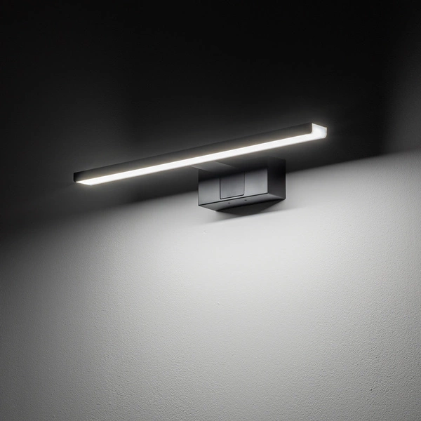 Kinkiet CEZANNE LED BLACK S 40cm 8W barwa neutralna 4000K IP44 | czarny 10676