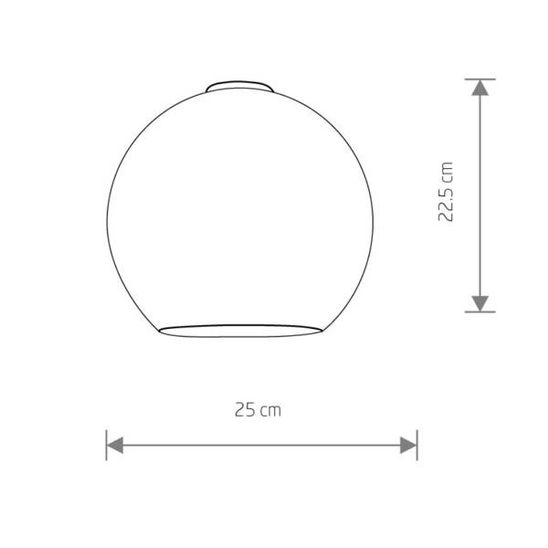 10200 Klosz CAMELEON POLARIS GOLD fi 25cm | Złoty 10200