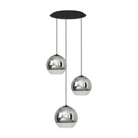 Lampa wisząca GLOBE PLUS III szer. 50cm 3xE27 | srebrny 7607