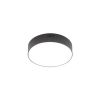 Plafon LID ROUND LED 16cm 25W barwa ciepła 3000K | czarny 10407