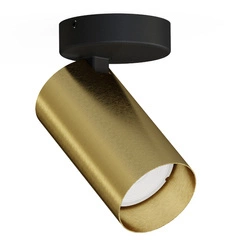 Reflektor sufitowy natynkowy MONO I SOLID BRASS wys. 10,5cm GU10 | mosiężny 7778