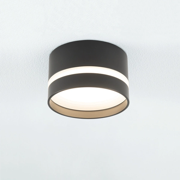 Lampa podtynkowa MURTER śr. 8,5cm GX53 | czarny 10489