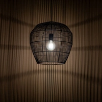 Lampa wisząca HAITI S śr. 43cm E27 | czarny 11166