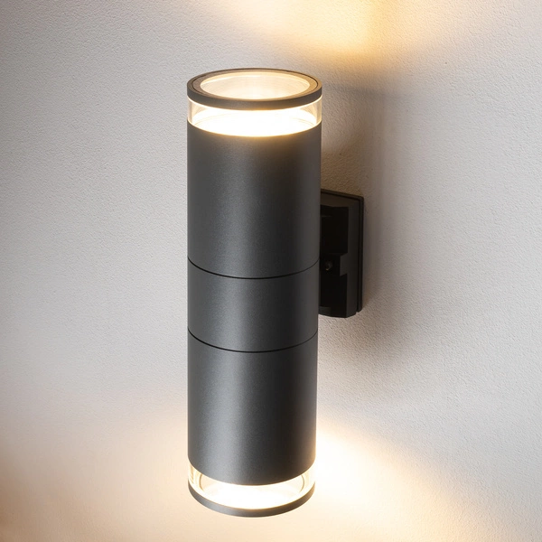 Kinkiet ROCK PRO II wys. 35cm 2xE27 IP44 | grafitowy 10688