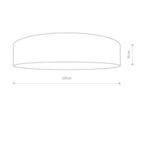 Plafon lampa sufitowa LAGUNA CREAM śr. 100cm 8962