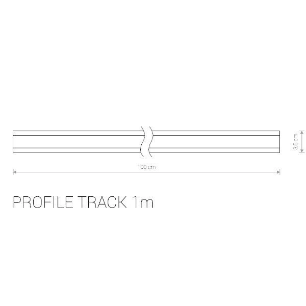 Szyno-przewody PROFILE TRACK 1m