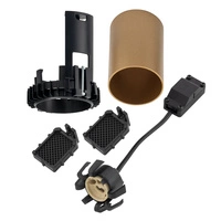 Lampa punktowa podtynkowa MONO SLIDE TRIMLESS szer. 5,5cm GU10 | złoty 10805