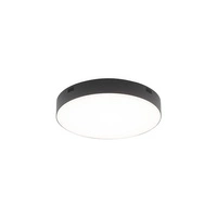 Plafon LID ROUND LED 30cm 50W barwa ciepła 3000K | czarny 10410