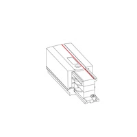Końcówka zasilająca CTLS POWER END CAP LEFT WHITE (PE-L) 8232