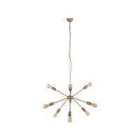 Lampa wisząca industrialna zwis ROD IX złoty śr. 77cm 9130