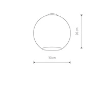 Klosz CAMELEON MONACO wys.26cm szer.30cm | Dymiony 12274