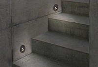 Oprawa podtynkowa kinkiet OIA LED czarny śr. 4,8cm 9102