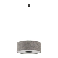 Lampa wisząca LAGO M E27 wys.130cm szer.50cm | Szary 11674