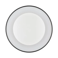 Plafon NIKKI ROUND LED śr. 60cm 60W barwa neutralna 4000K | czarny 11212