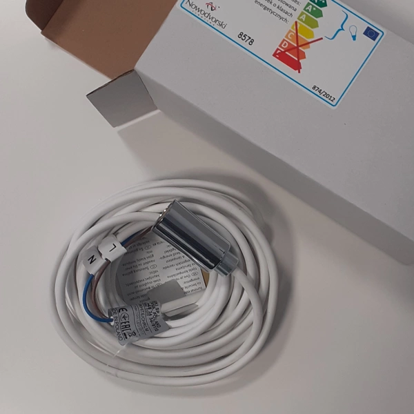 8580 Zawieszenie "CAMELEON CABLE G9 5 M WHITE/CHROME" 8580