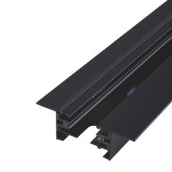 Szyno-przewód PROFILE RECESSED TRACK black 1m