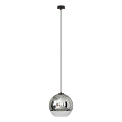 Lampa wisząca GLOBE PLUS M śr. 25cm E27 | srebrny