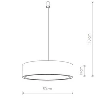 Lampa wisząca MIST III śr.56 cm 8942
