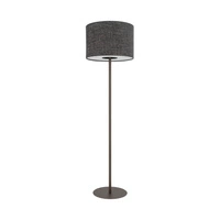 Lampa podłogowa AMARELA E27 wys.163cm szer.46cm kabel200cm | Czarny melanż 11663