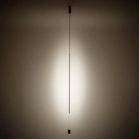 Lampa wisząca VERTIC 300cm LED 19W barwa ciepła 3000K | czarny 10362