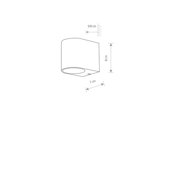 Kinkiet ARRIS wys 8cm 9516