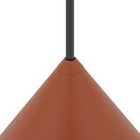Lampa wisząca ZENITH M wys.130cm szer.35cm GU10 IP20 | Terracotta 11486