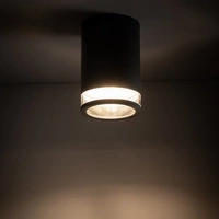 Lampa sufitowa ROCK PRO I wys. 18,7cm E27 IP44 | grafitowy 10687