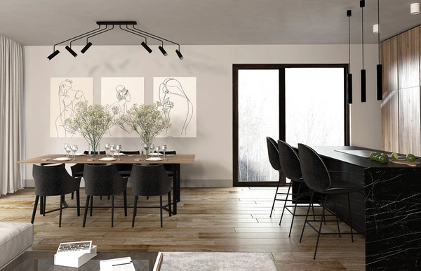 Lampa sufitowa EYE SUPER BLACK VI 6505