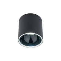 Lampa sufitowa plafon HALO LED | czarna 8196
