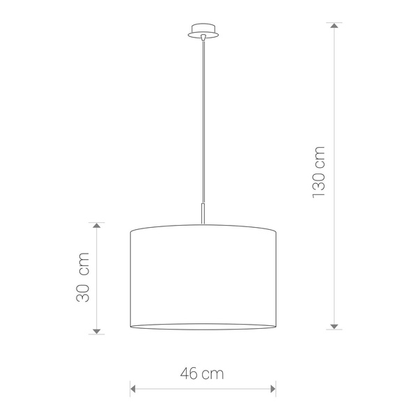 Lampa wisząca ALICE Gold śr. 47cm
